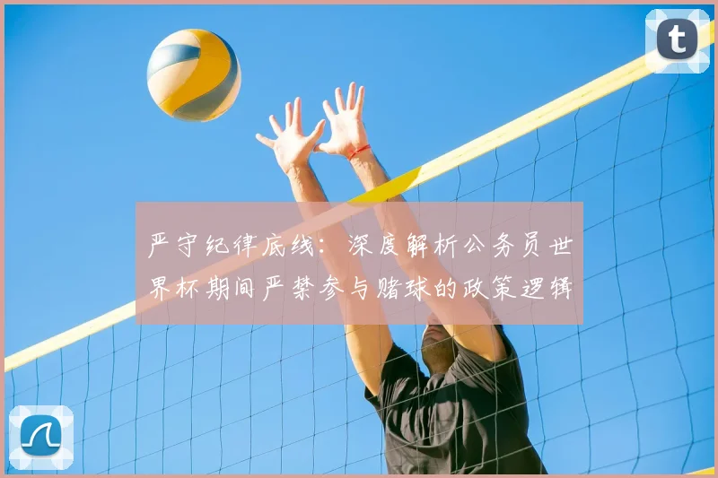 严守纪律底线:深度解析公务员世界杯期间严禁参与赌球的政策逻辑